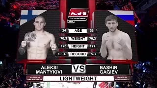 Алекси Мантюкиви vs Башир Гагиев, M-1 Challenge 86