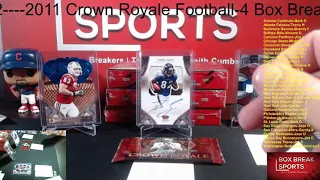 2011 Crown Royale Football-4 Box Break-Ebay #2