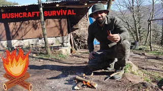 MAGNEZYUM ÇUBUĞUYLA / ATEŞ YAKMA / ( Bushcraft Survival )