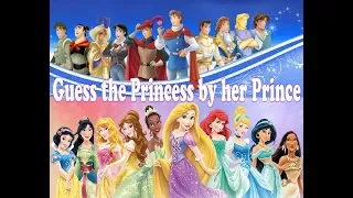 Guess The Disney Princess by her PRINCE QUIZ |Trivia Tv