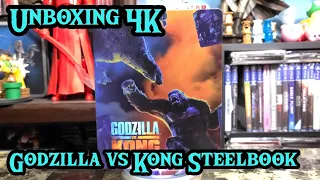 Godzilla vs. Kong Steelbook Blu-ray 4K Unboxing Español