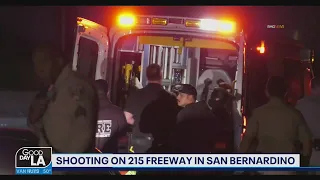 Shooting on 215 Freeway in San Bernardino