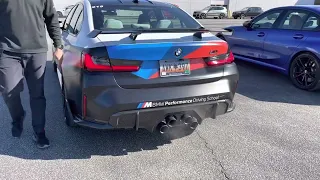 G80 M3 M Performance Exhaust revs