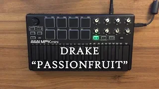 Passionfruit - Drake Instrumental cover (AKAI MPK mini MK2 Black) OVN