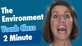 2-Minute Vocab Class | The Environment | Vaughan Tv