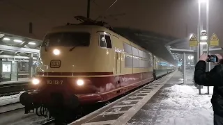 Ausfahrt des SDZ 330 von Nostalgiereisen nach Bonn Beuel aus Erfurt Hauptbahnhof