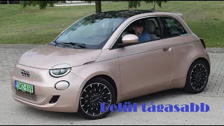 Fiat 500e La Prima (2023) teszt / Belül tágasabb!