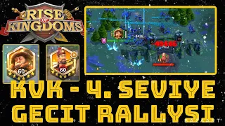 KVK 4.SEVİYE GEÇİDİ ALDIK CENGİZ YSG RALLYSİ - RiSE OF KiNGDOMS - SAVAŞLARA 1 ADIM KALDI