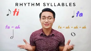 Music | RHYTHM SYLLABLES (counting, clapping and reading rhythm syllables)