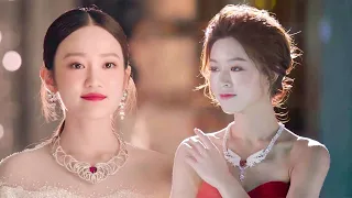 Scheming girl thinks she's the most beautiful, but regrets when girl appears in a red dress