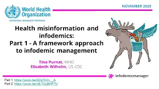 Health misinformation and infodemics: A framework approach to infodemic management (Part 1)
