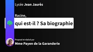 Racine, qui êtes-vous ?