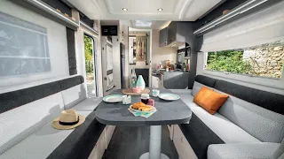 Größter 6,99m Wohnmobil Grundriss 2022! Chausson 648. face to face. 59490 €. Begehbarer Kleiderschr.