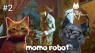 BERTEMU PAK MOMO, ROBOT YANG BAIK HATI - Stray Indonesia Part 2