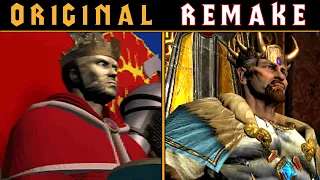 Warcraft 2 vs Remake: Similar Cinematics Compared