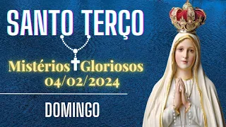 SANTO TERÇO SEGUNDA FEIRA | 🌹 MISTÉRIOS GOZOSOS 🌹 (05/02/2024)