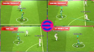 4 Types of Fake Shoot Tutorial in eFootball 2024 Mobile