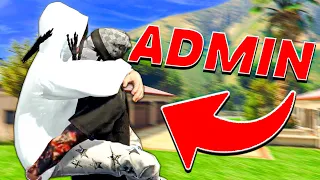 Forcing SUS Emotes On ADMINS In GTA RP! (BANNED)