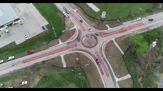 They added a roundabout in rural, eastern Kentucky. Here is an example of how NOT