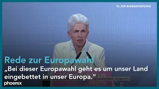 FDP-Parteitag: Rede von Strack-Zimmermann zur Europawahl | 27.04.2024