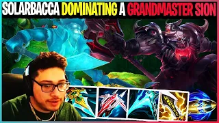 RANK#1 Gangplank NA/EUW Solarbacca Dominating a GRANDMASTER Sion