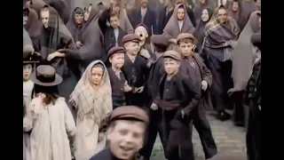 Colored footage from Victorian England, 1901