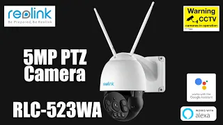 BEST WiFi PTZ Camera? | Reolink 523WA 5MP PTZ Camera Unboxing and Setup Review