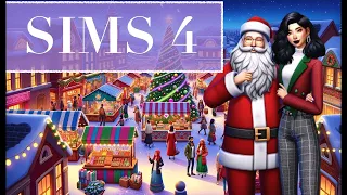 Новогодняя ярмарка 🎄 Строительство Симс 4 | The Sims 4