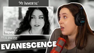 EVANESCENCE 'My Immortal' | Vocal Coach Reaction (& Analysis) | Jennifer Glatzhofer