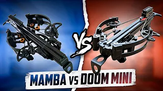 Мини Арбалет Mamba vs арбалет Doom mini. КТО БЫСТРЕЕ СТРЕЛЯЕТ?