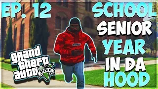 GTA 5 SCHOOL SENIOR YEAR IN DA HOOD EP. 12 - MY BROTHER RUNS AWAY 🎂🏃 (GTA 5 RP)