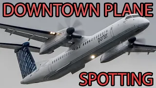 DOWNTOWN PLANE SPOTTING!! Toronto City Centre Spotting (YTZ / CYTZ)