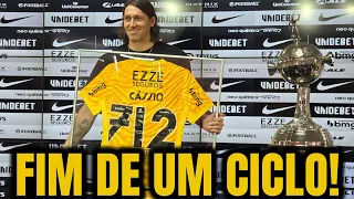 E ASSIM FORAM OS ÚLTIMOS MOMENTOS DE CÁSSIO PELO CORINTHIANS NA SALA DE COLETIVA...