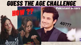 Guess the age challenge: Pakistani Actors !!!!! HOWWW ????