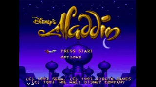 Disney's Aladdin Sega Genesis Full Game Playthrough - 720p 60fps (Normal Difficulty)