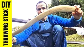 How to make a Throwing Stick (a Non  Returning Boomerang)