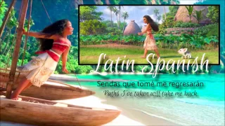 Moana // Vaiana - How far I'll go (Castilian & Latin Spanish)