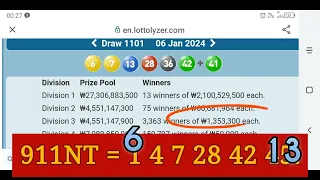 Define Lotto System Review SK1011 Sat 6.1.2024 #education #quantumentanglement  #numbers