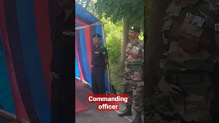 Commanding officer briefing 🇮🇳 Ncc Best cadet  @avneeshrana3302 #ncc #viral #army #shorts #trending