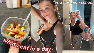 what i eat in a day as a junior in high school | vlogmas day 14