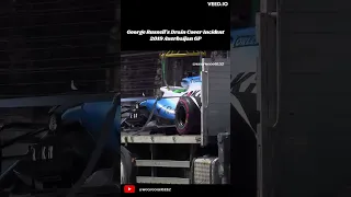 George Russell's Drain Cover Incident 2019 Azerbaijan Grand Prix😳 #Shorts