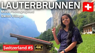 🇨🇭 Lauterbrunnen Switzerland - Valley of waterfalls | Hike Staubbach fall | Beautiful Swiss Village