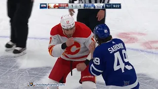 Milan Lucic vs Scott Sabourin Apr 13, 2021