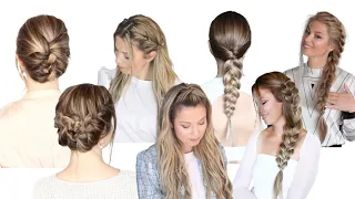 😍 8  EASY DIY Elegant Hairstyles that everyone can create 😍 Hairstyle Transformations