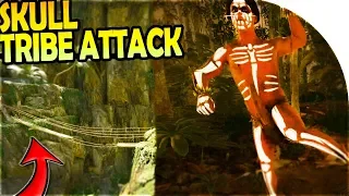 SKULL TRIBE ATTACK + Consequences... - THE ROPE BRIDGE ( Green Hell Gameplay Part 9 )