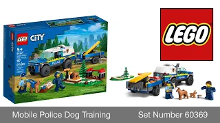 LEGO City Mobile Police Dog Training (60369) Stop Motion Speed Build