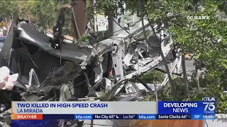 La Mirada high-speed crash kills 2