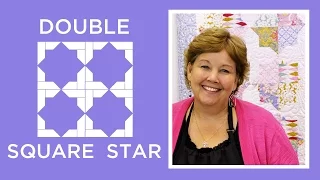 Make a Double Square Star Quilt with Jenny Doan of Missouri Star! (Video Tutorial)