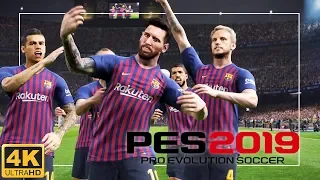 GAMEPLAY PES 2019 4K 60FPS | BARCELONA VS LIVERPOOL