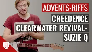 Creedence Clearwater Revival - Suzie Q | Riff Tutorial Deutsch